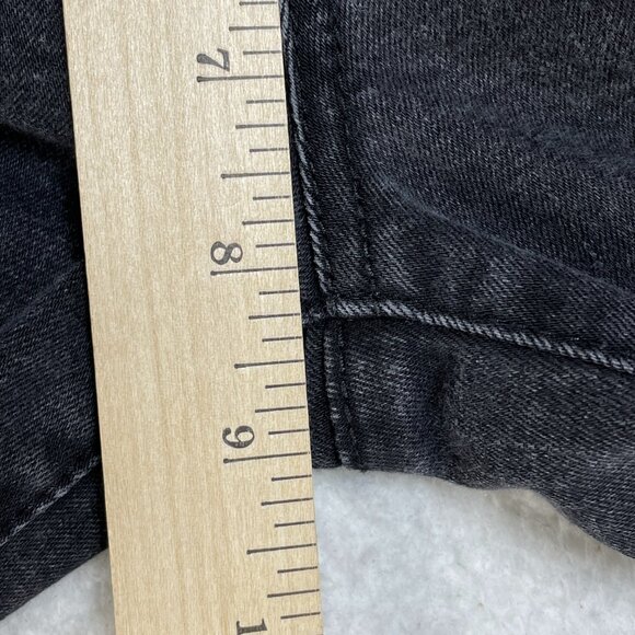 Democracy Ankle Skinny Jeans Womens Size 4 Low Rise Denim Black Jeans 28x27 - Picture 9 of 13